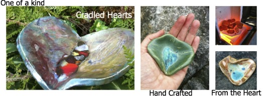 cradled heart one of a kind